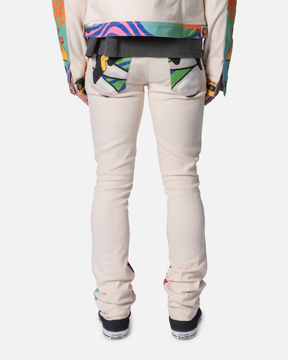 MNML B378 Flare Denim Jeans Multi