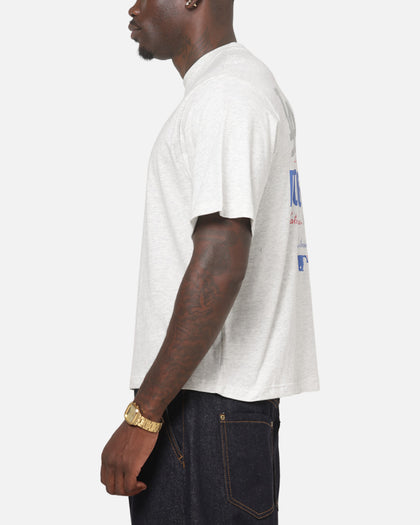 Mitchell & Ness Los Angeles Dodgers National League Crop T-Shirt Silver Marle