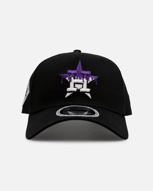 New Era Houston Astros 'Drip 3.0' 9FORTY A-Frame Snapback Black/Glow
