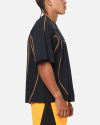 Mitchell & Ness X Mclaren Panel T-Shirt Black/Papaya