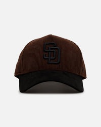 47 Brand San Diego Padres 'Barren' Offside DT Corduroy Snapback Brown/Black