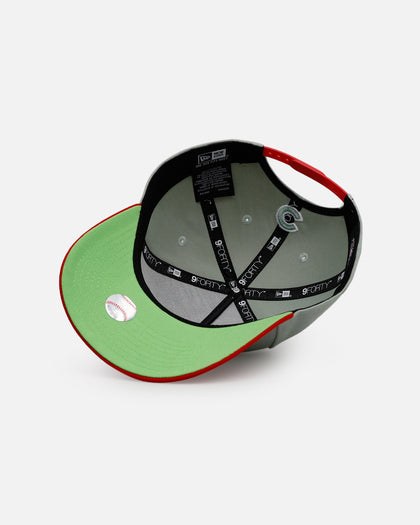 New Era Chicago Cubs 'All I Want For Christmas' 9FORTY A-Frame Snapback Green/Red