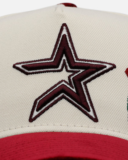 New Era Houston Astros 'Velvet Roses' 9FORTY A-Frame Snapback Chrome