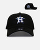 New Era Houston Astros 'Black And Sky Blue' 9FORTY A-Frame Snapback Black/Sky Blue
