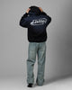 Loiter Chrome Logo Zip Hoodie Vintage Black