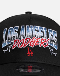 New Era Los Angeles Dodgers 'Band Arch' 9FORTY A-Frame Snapback Black/Official Team Color