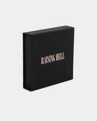 Raising Hell Women's Snake and Figaro Chain Set White Gold