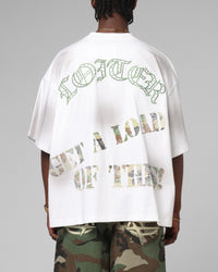 Loiter Premium Action Figure T-Shirt White