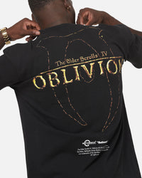 73Studio X Skyrim: The Elder Scrolls Oblivion T-Shirt Black Acidwash