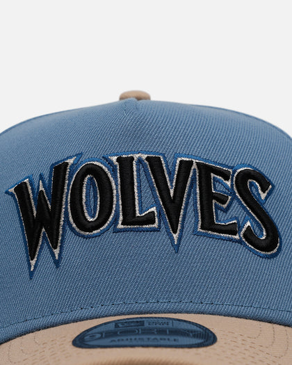 New Era Minnesota Timberwolves 'Easy Breezy' 9FORTY A-Frame Snapback Blue/Tan