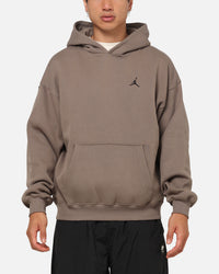 Jordan Brooklyn Fleece Oversized Hoodie Olive Grey