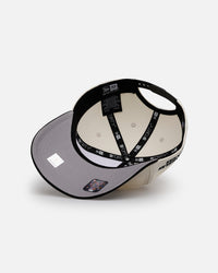 New Era Los Angeles Lakers 'Chrome Black Upside Down Logo' 9FORTY A-Frame Snapback Chrome/Black