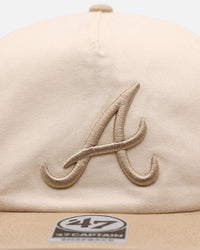 47 Brand Atlanta Braves 'Natural' 47 Captain Snapback Natural