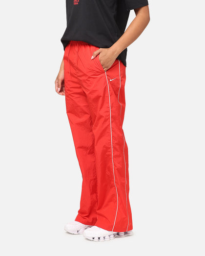 Nike Women's Sportswear High-Waisted Woven Open-Hem Pants University Red/Sail