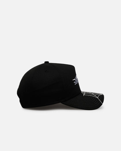 New Era Houston Astros 'Spider Web Visor' 9FORTY A-Frame Snapback Black