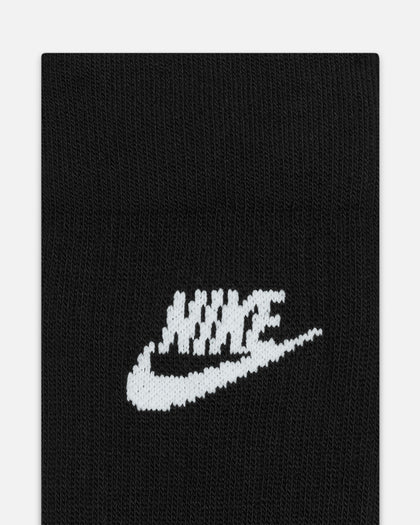 Nike Everday Cotton Cushioned Crew Socks 3 Pack Black/White