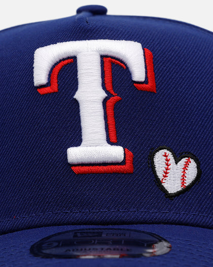 New Era Texas Rangers 'Baseball Hearts' 9FORTY A-Frame Snapback Official Team Color