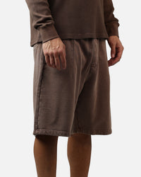 American Thrift Fleece Shorts Washed Brown