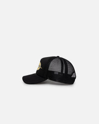 Stussy Points Trucker Cap Black