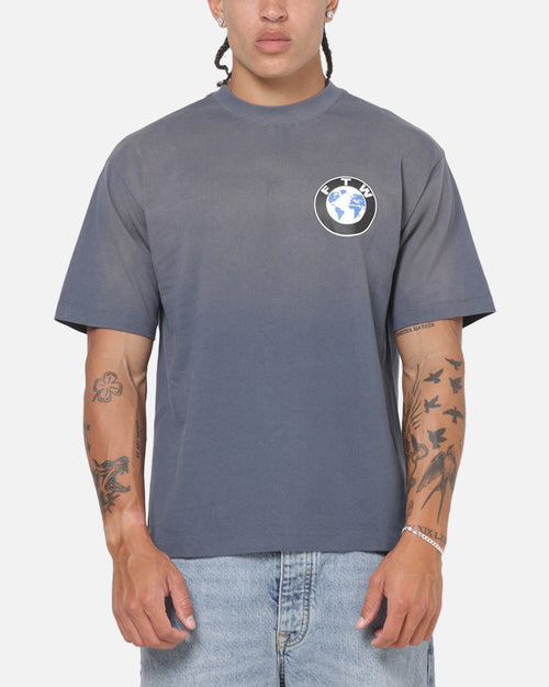 Market F The World T-Shirt Indigo Blue