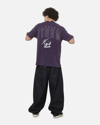 Bleacher Athletic Melbourne Storm NRL Attrition Washed T-Shirt Navy