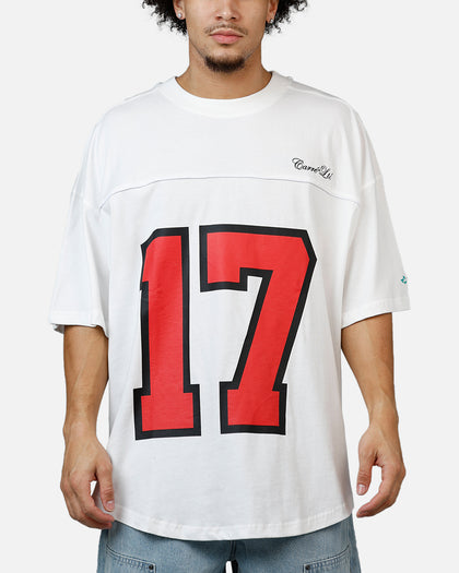 Carre Hitta Grid Iron T-Shirt Off White/Red
