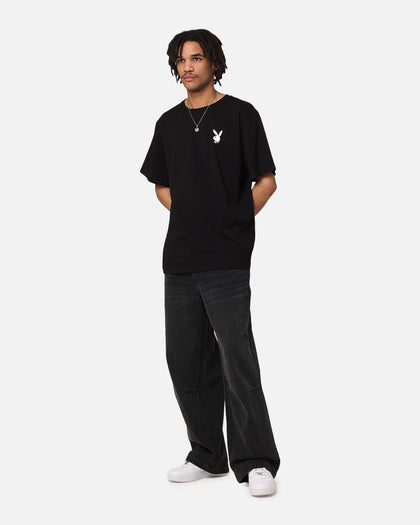 Playboy Logo Bunny O T-Shirt Black