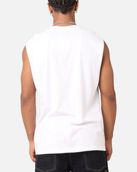 Saint Morta Division Oversized Muscle T-Shirt White/Black