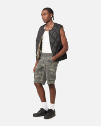 XXIII Torrent Cargo Shorts Washed Green Camo