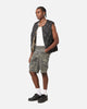 XXIII Torrent Cargo Shorts Washed Green Camo