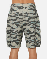 Carre Depot Cargo Shorts Tiger Camo