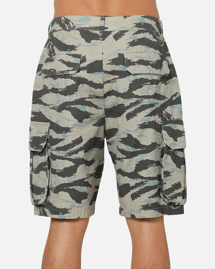 Carre Depot Cargo Shorts Tiger Camo