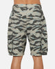 Carre Depot Cargo Shorts Tiger Camo