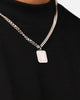 Playboy By House Of Auric Playboy Square Pendant Sterling Silver