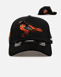 Pro Standard Baltimore Orioles 'Team Color Suede' Pro Pinch Strapback Official Team Color