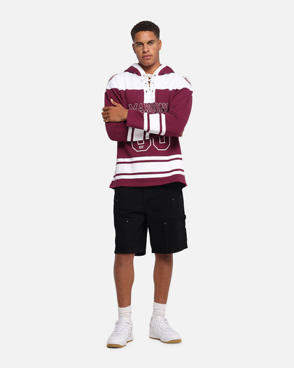 Queensland Rugby League Queensland Maroons Panel Hoodie Maroon