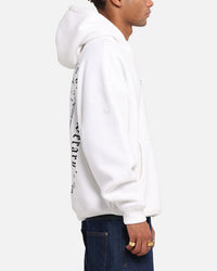Saint Morta Weiry Hearts Boxy Hoodie White
