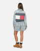 Tommy Jeans Women's Cropped Denim Trucker Jacket Mid Denim