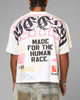 Loiter Dragon Rhinestone T-Shirt White