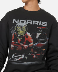 Mitchell & Ness X Mclaren Lando Norris Signature Crewneck Washed Black