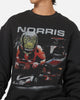 Mitchell & Ness X Mclaren Lando Norris Signature Crewneck Washed Black