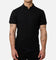 Saint Morta Waffle Polo Shirt Black