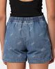 Jordan Women's Woven Denim Shorts Stone Blue