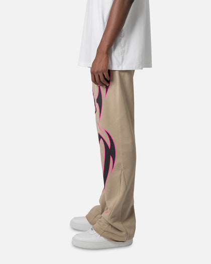 MNML Tribal Bootcut Sweatpants Earth