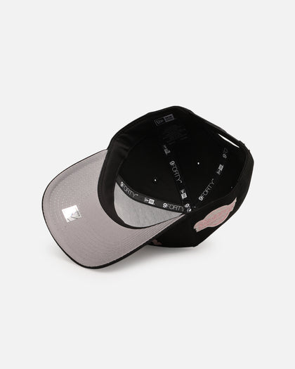 New Era Los Angeles Lakers 'Drip Glow Script' 9FORTY A-Frame Snapback Black/Pink