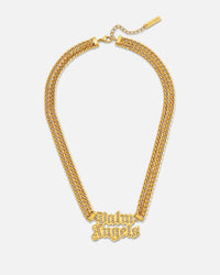 Palm Angels Grafia Necklace Gold