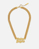 Palm Angels Grafia Necklace Gold
