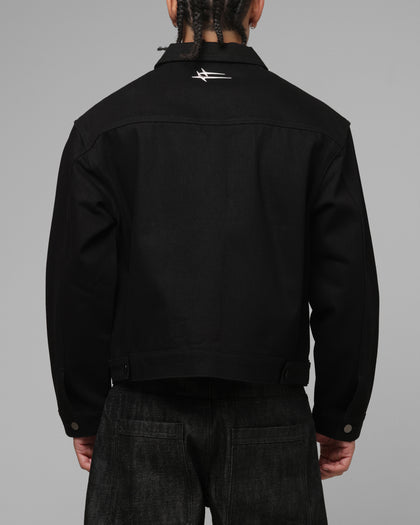 Loiter Hybrid Denim Jacket Black