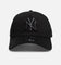 New Era New York Yankees "Black Metal Badge" 9Forty A-Frame Snapback Black