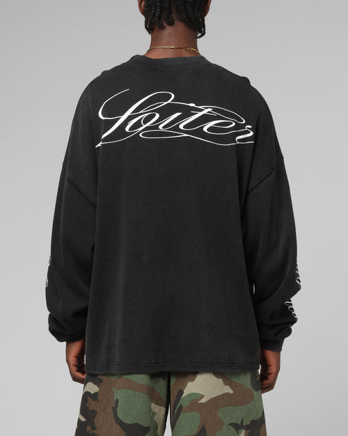 Loiter Purity Thermal Long Sleeve T-Shirt Black